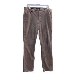 Talbot's Flawless 5 pocket straight tan corduroy jeans Size 12 EUC